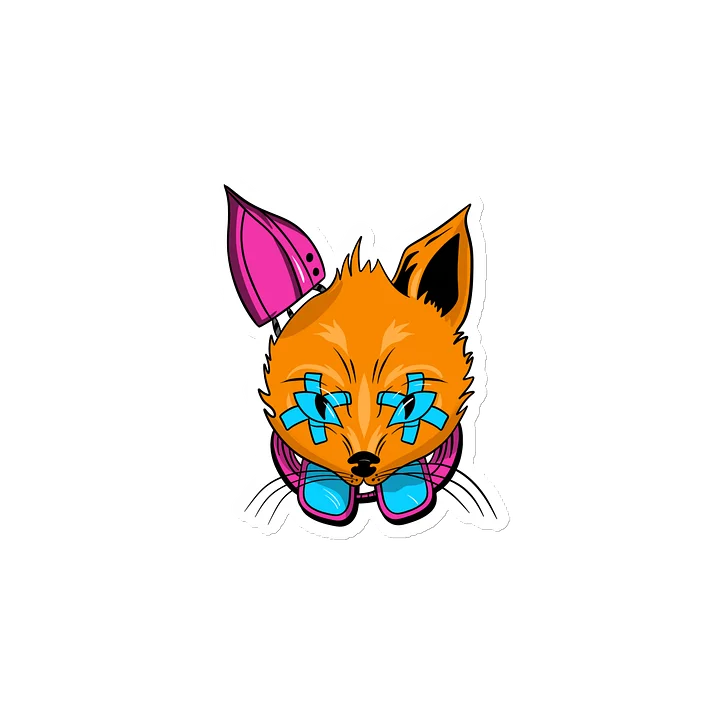 ShepQuest Cyberfox Die-Cut Magnet product image (2)