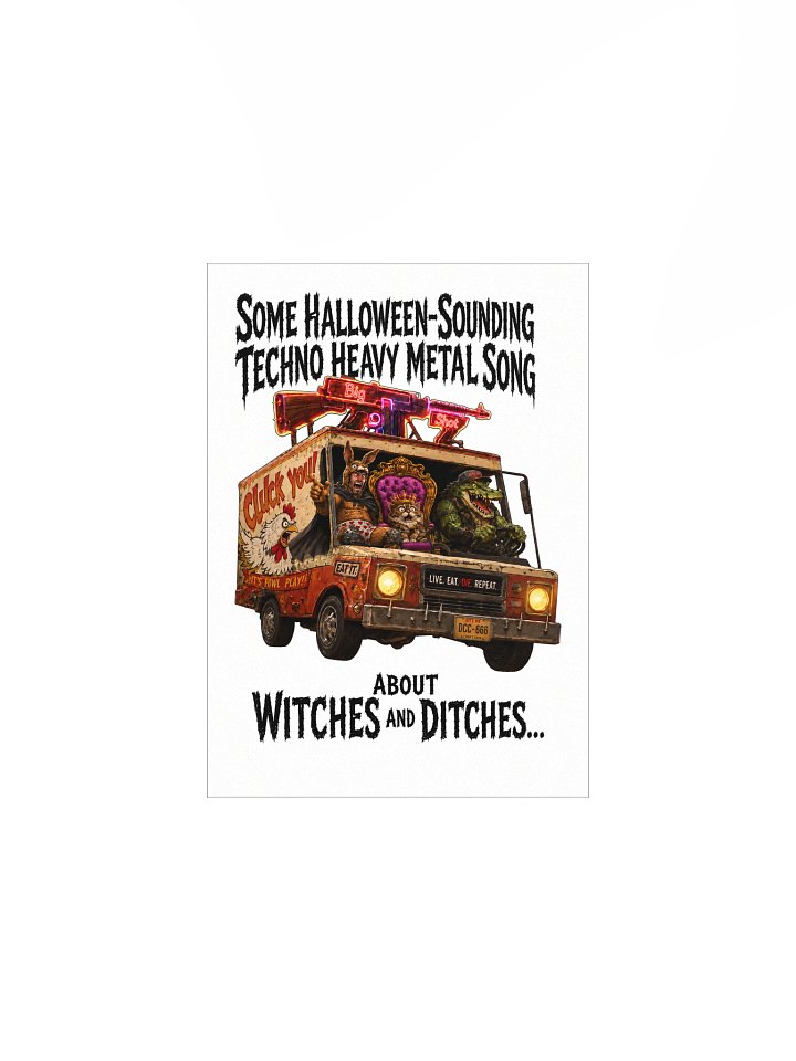 A Parade of Horribles Inspired Monster Food Truck Poster | Original DCC Fan Art product image (3)