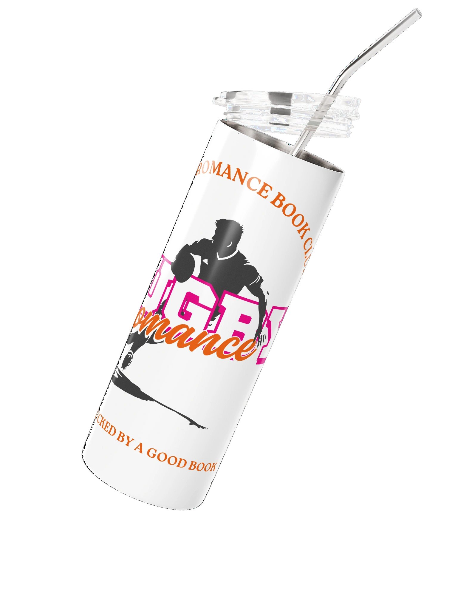 Rugby Romance Stainless Steel Tumbler (White) product image (2)