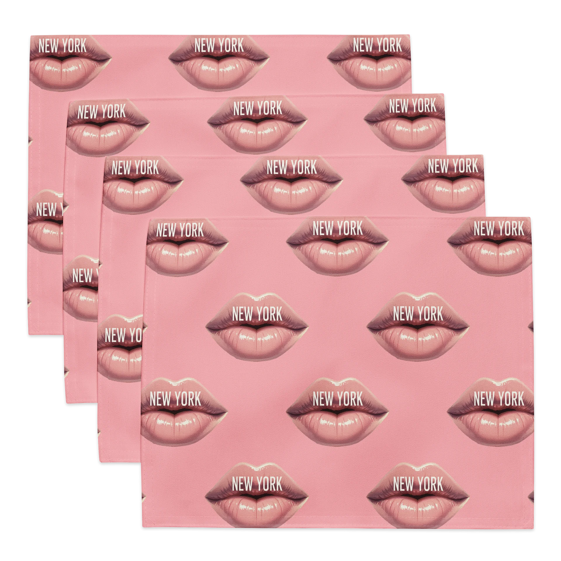 NEW YORK LIPS PLACEMAT SET OF 4 product image (2)