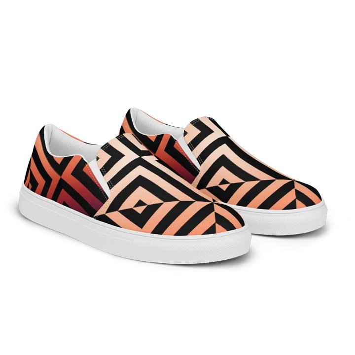 Golden Hour Illusion Men's Slip-On Shoes product image (2)