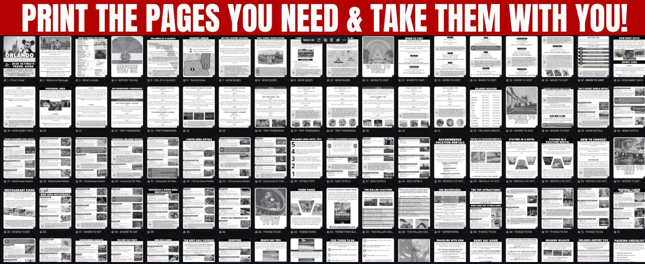 Orlando Travel Guide 2026 | 91-Page Printable Digital PDF, Instant Download 🌴 product image (5)