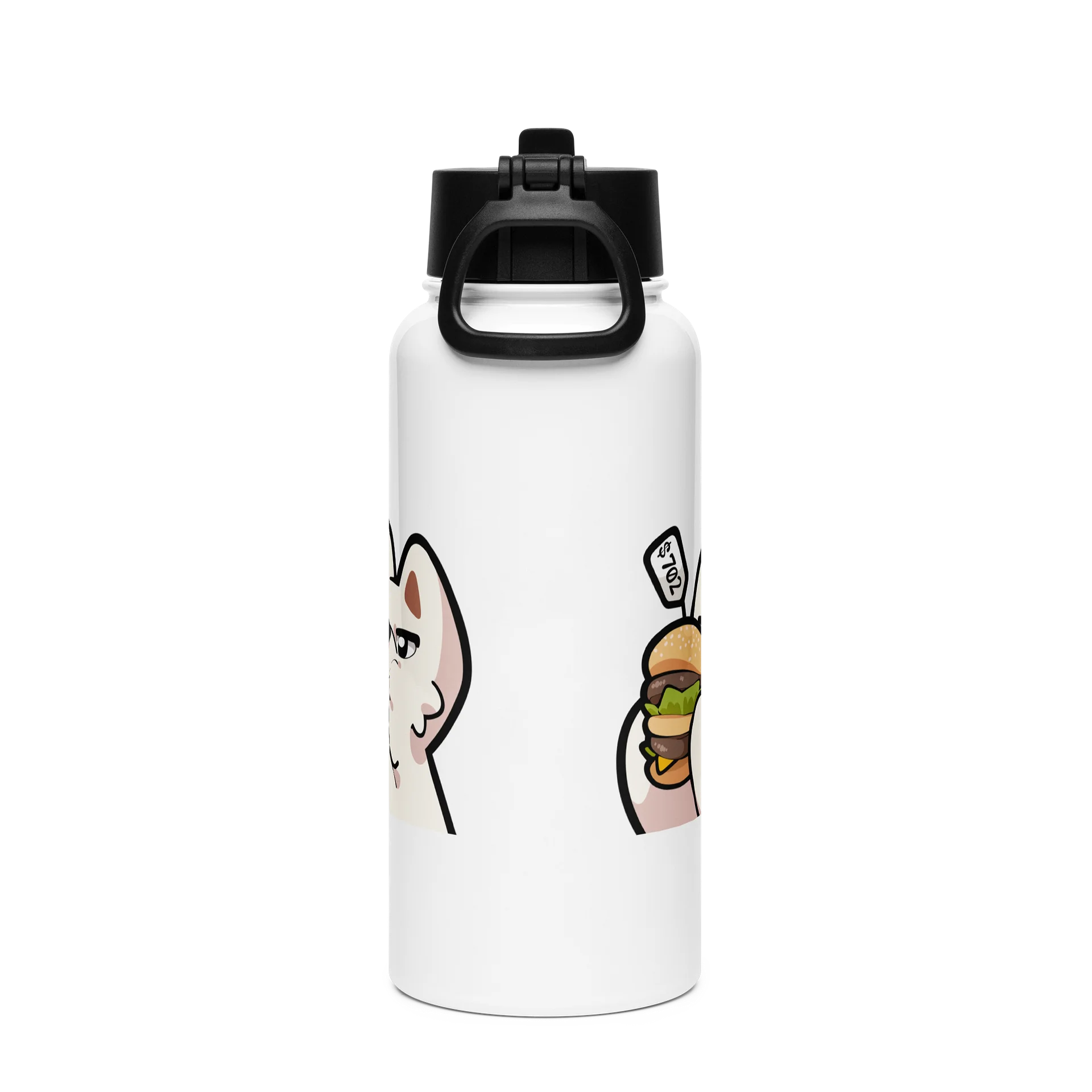 $702 Burger Stainless Steel Water Bottle with a Straw product image (3)
