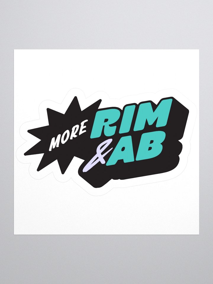 More Rim and AB Logo Sticker product image (1)