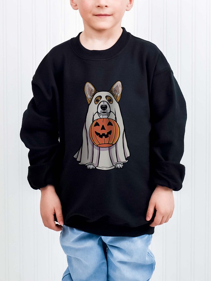 Halloween Pembroke Welsh Corgi(Sable) Youth Sweatshirt product image (1)