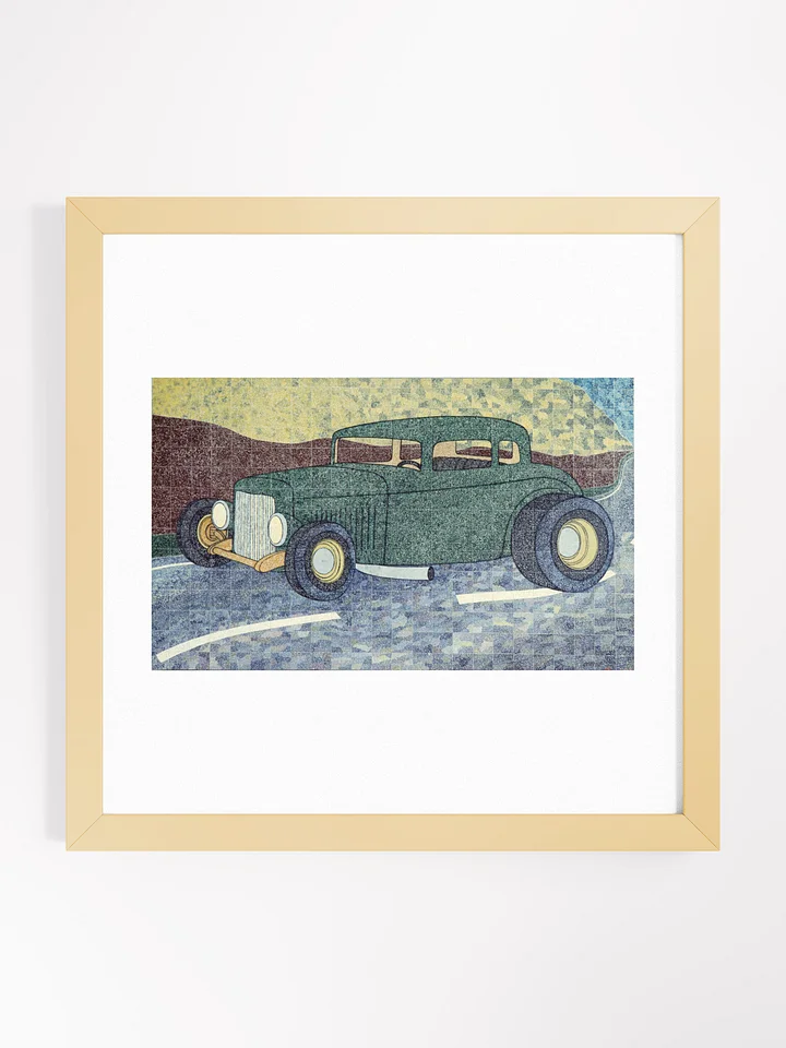 Green Hotrod (2002) print framed product image (1)