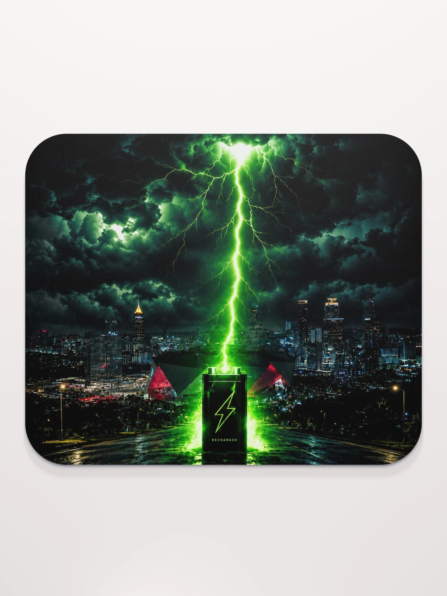 Recharged Lightning City Mouse Pad product image (2)