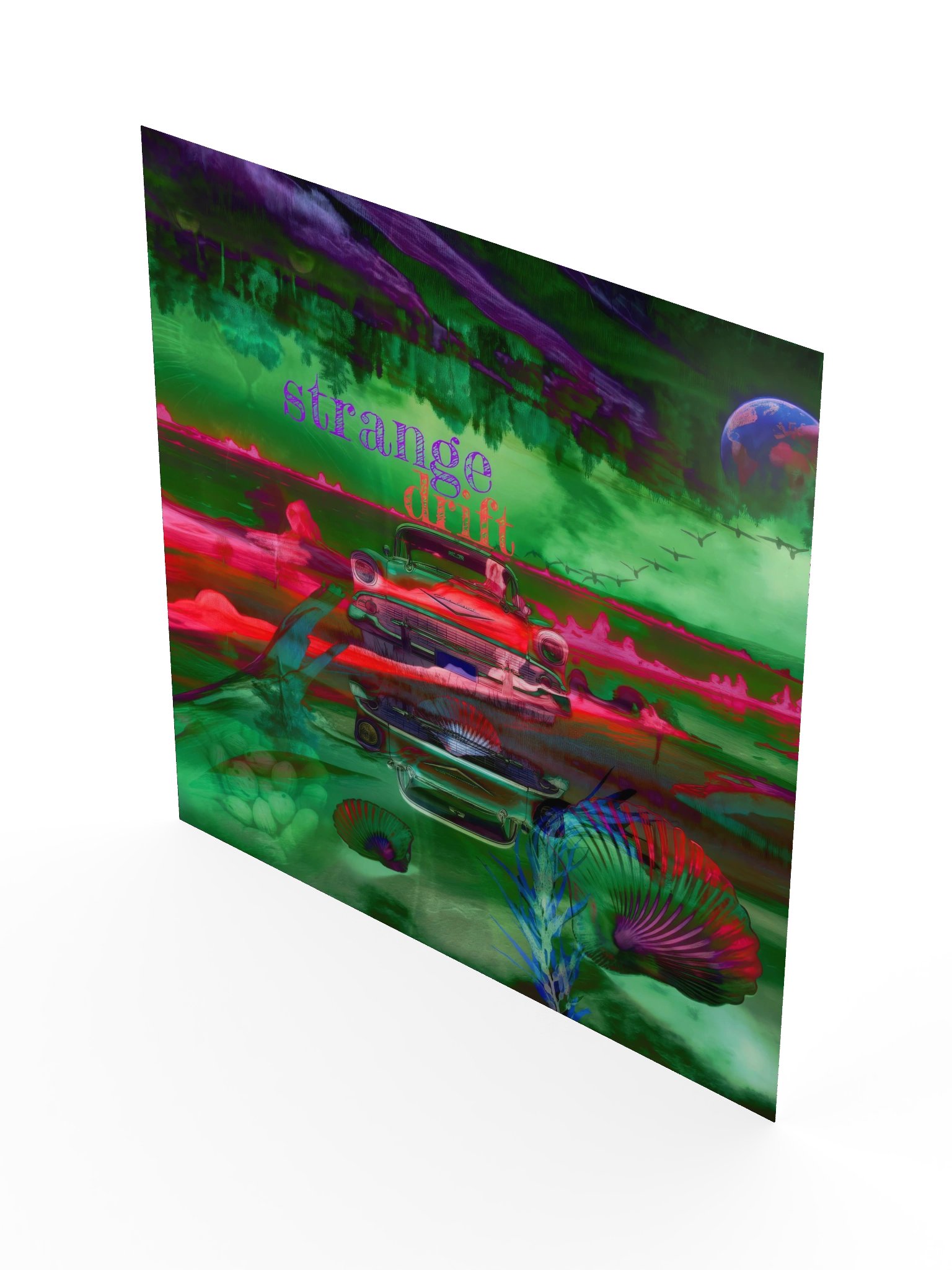 Kizatazik Strange Drift Classic Car Dream World Art Print No.55 product image (11)