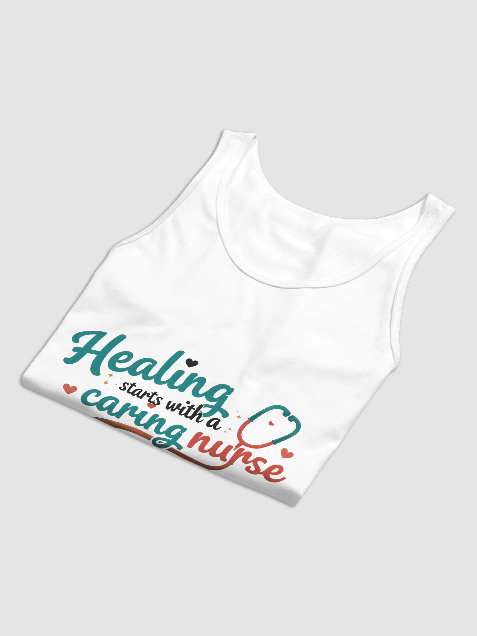 Caring Nurse Stethoscope Tank product image (8)