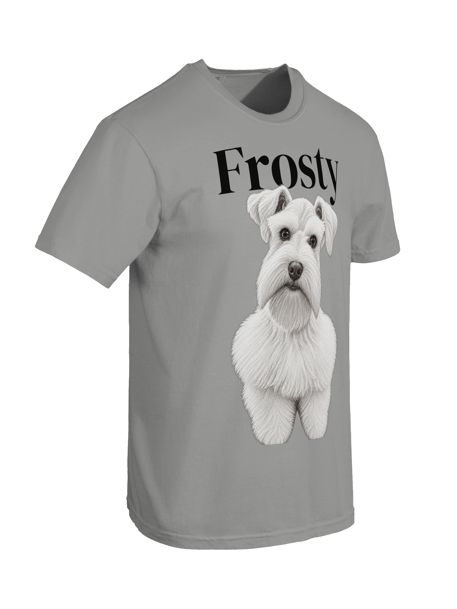 Custom Dog Portrait T-Shirt – Personalized Pet Photo & Name Tee product image (10)