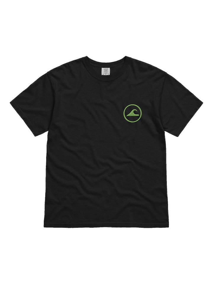 Embroidered Wave Rider Comfort Colors Garment-Dyed Heavyweight T-Shirt (Aurora Green) product image (1)