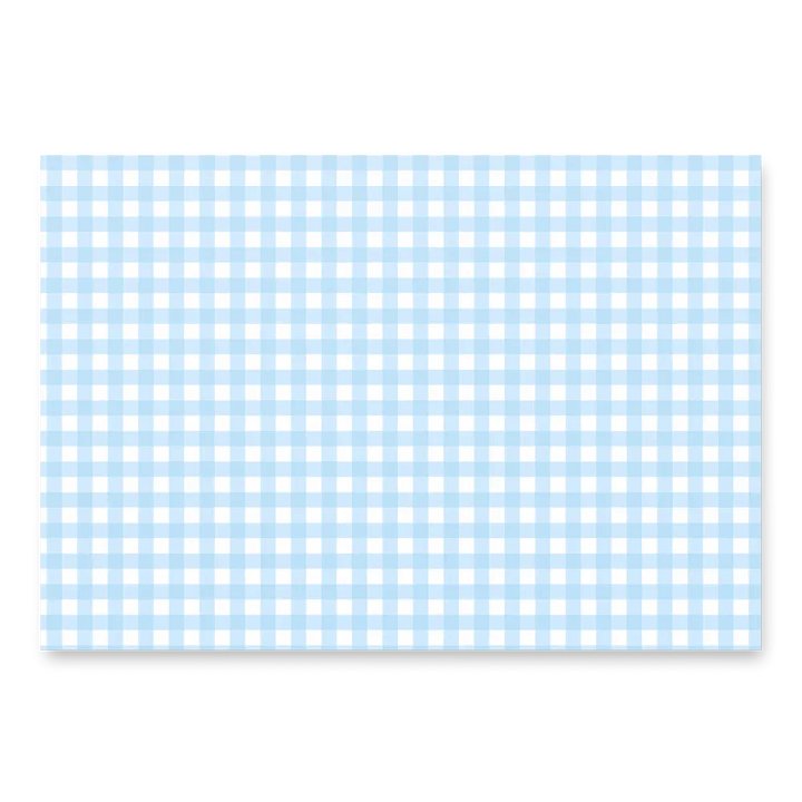Classic Blue Gingham Gift Wrap Set (Set of 3) product image (2)