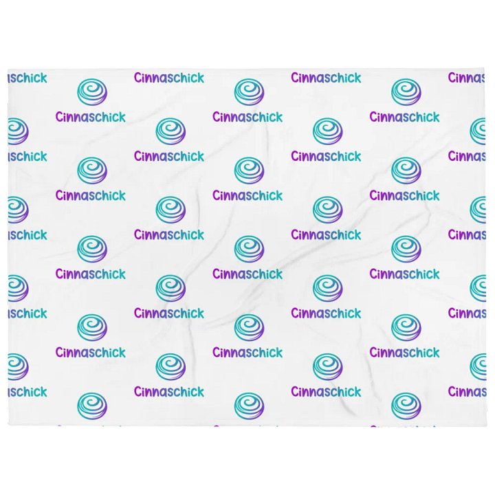 Cinnaschick Logo Throw Blanket product image (1)