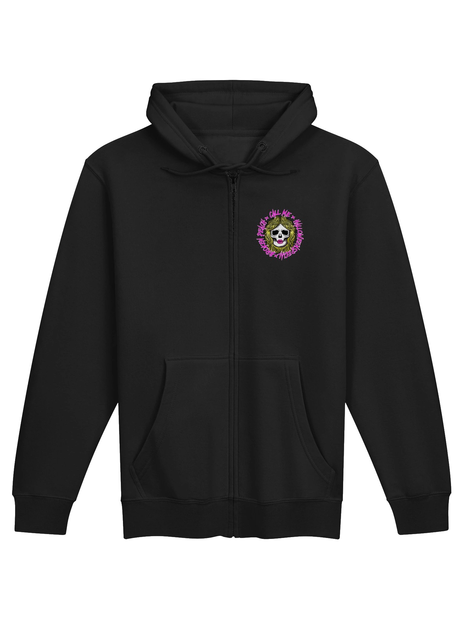 Broken Peach – Unisex Full Zip Hoodie Call Me product image (1)