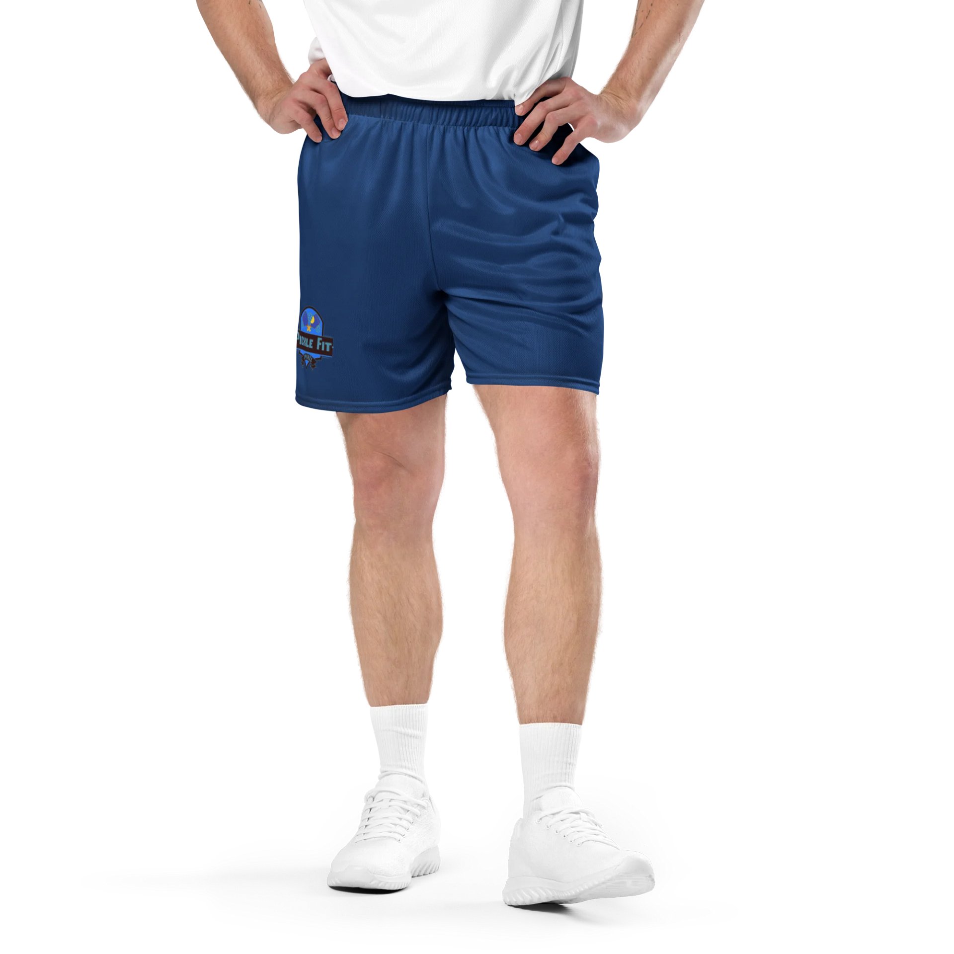 Crossed Paddle Pickle Shorts Blue product image (1)