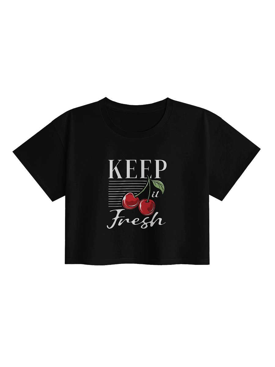 Fresh Cherries Crop Tee product image (1)