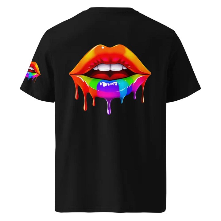 Vivid Lips Rainbow Drip T-Shirt product image (15)