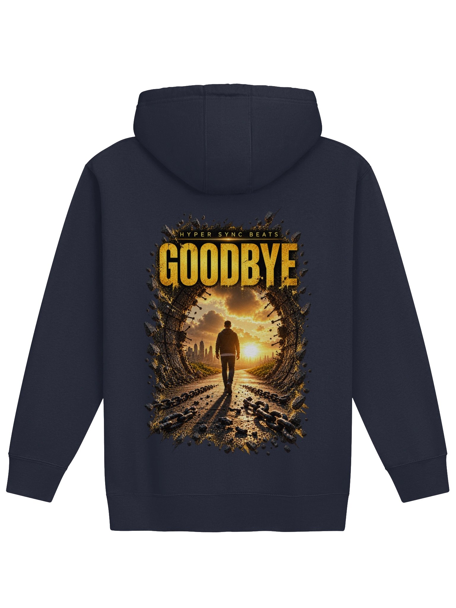 Goodbye—Hyper Sync Beats Premium Graphic Hoodie product image (1)