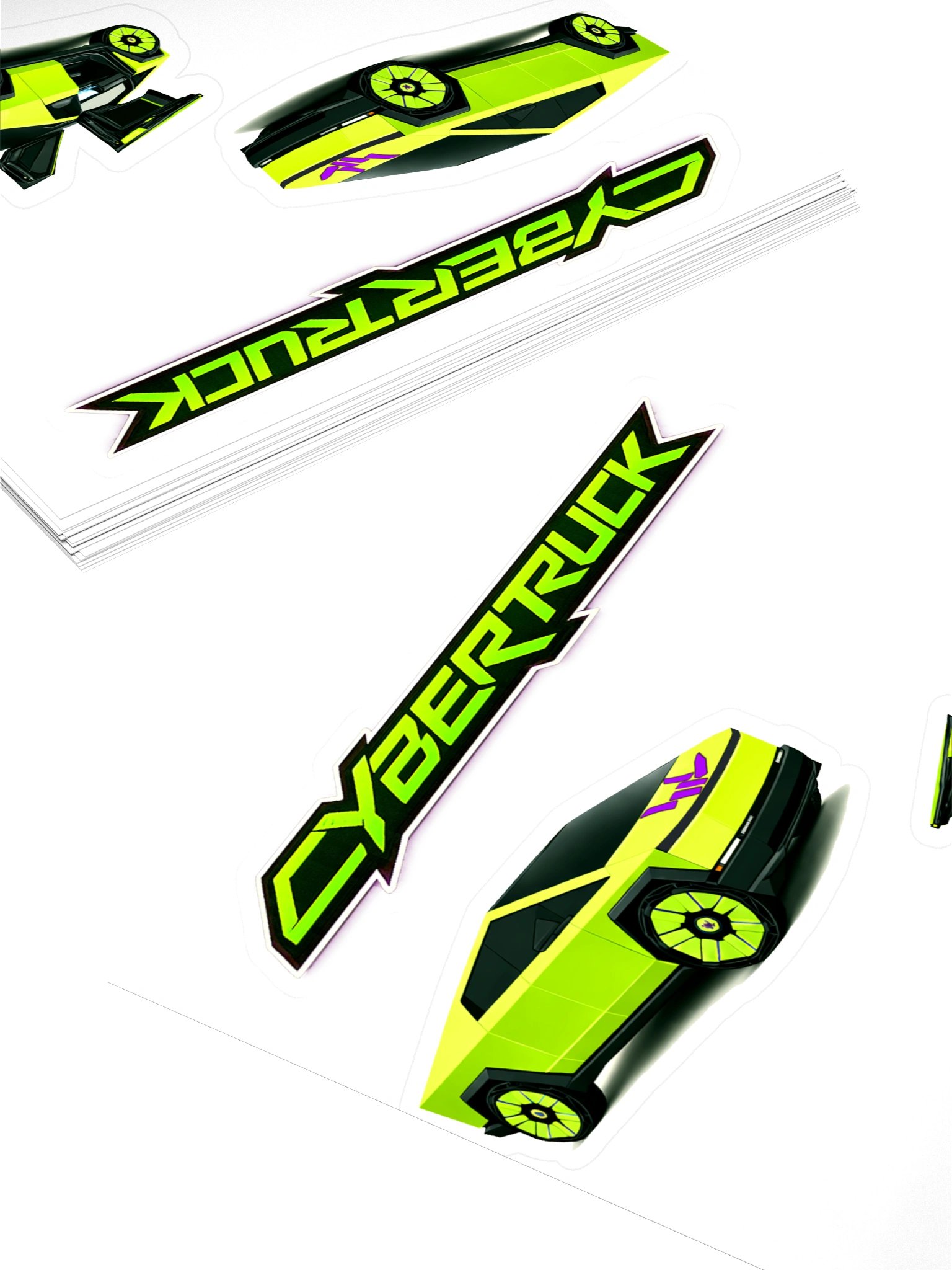 CYBERTRUCK Sticker Sheet product image (4)