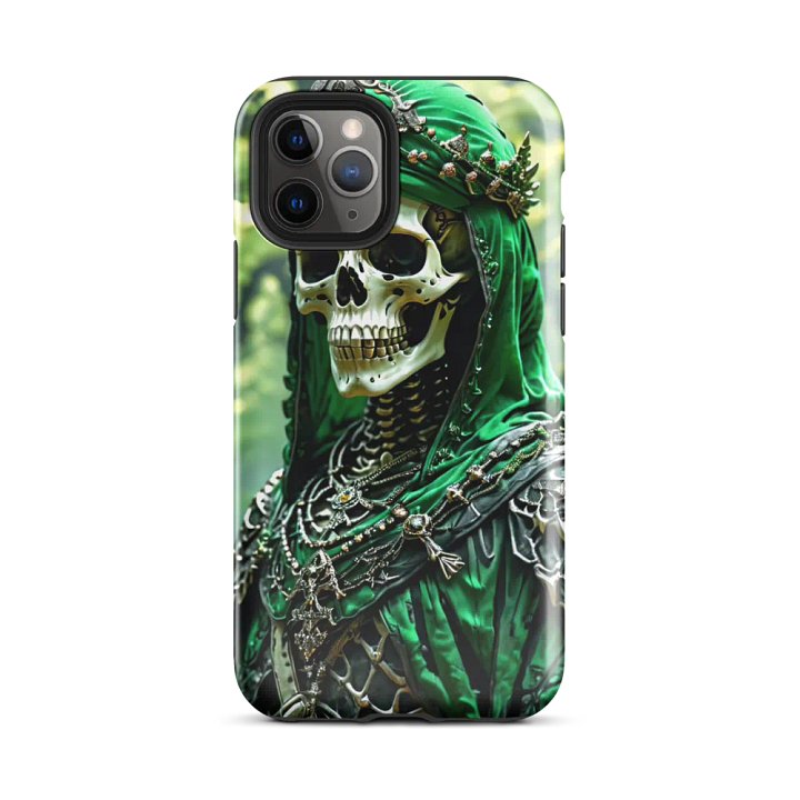 Eternal Ruler iPhone Tough Case – Skeleton King in Regal Green product image (25)