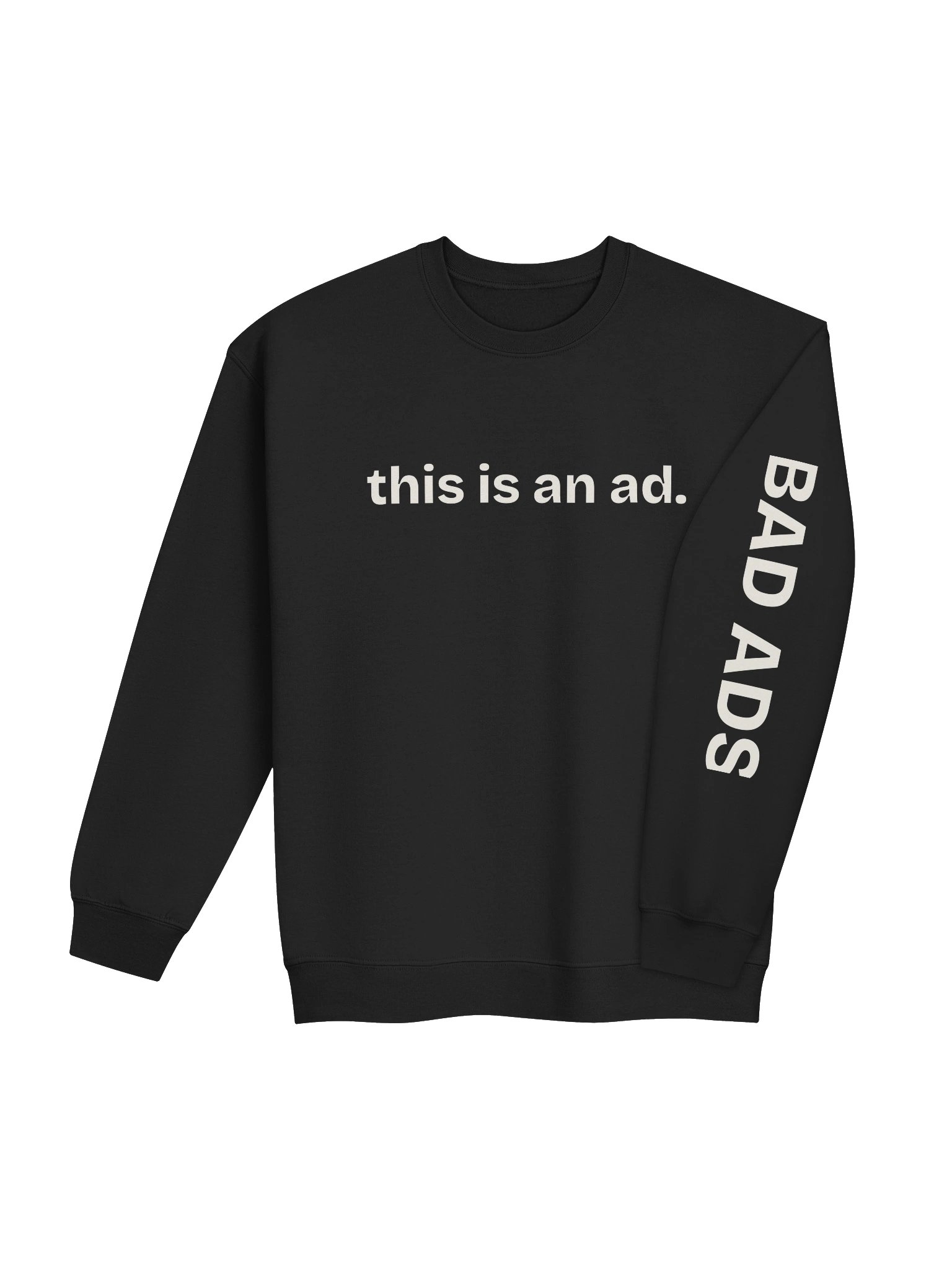this is an ad. Crewneck product image (6)