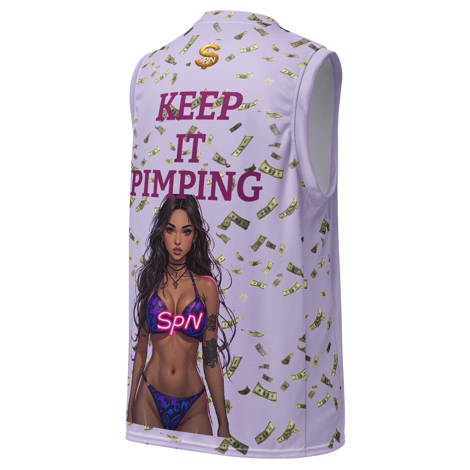 keep it pimping Recycled Basketball Jersey product image (3)