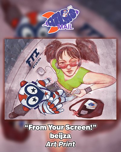 ATLAS MAIL 01: “YOU GOT MAIL” 🚀 📫 
——
“From Your Screen!” Art Print - @beijza 

ATLAS MAIL 01: “YOU GOT MAIL”! 🚀 📫 
——
“Hills...