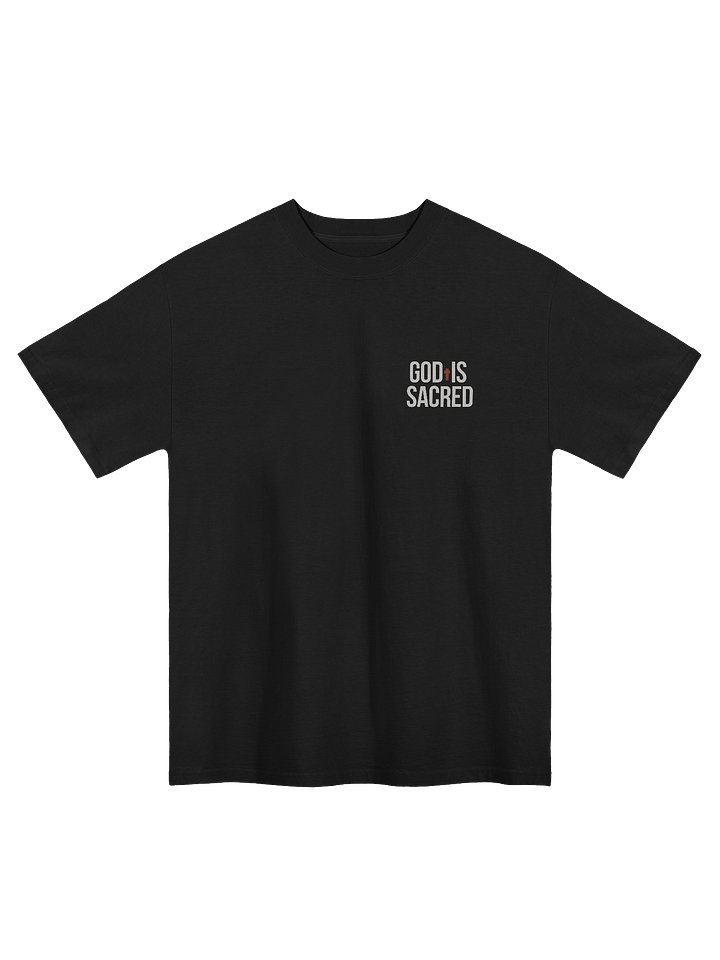 GOD IS SACRED OVERSIZE TEE (Dark) product image (1)
