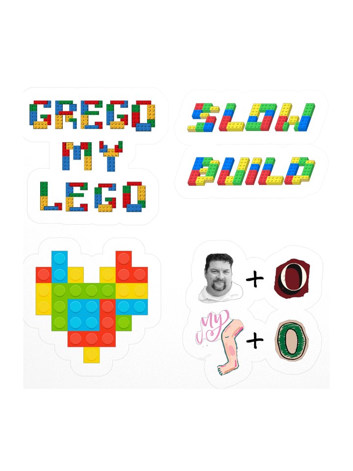 Grego My Lego Sticker Pack product image (2)