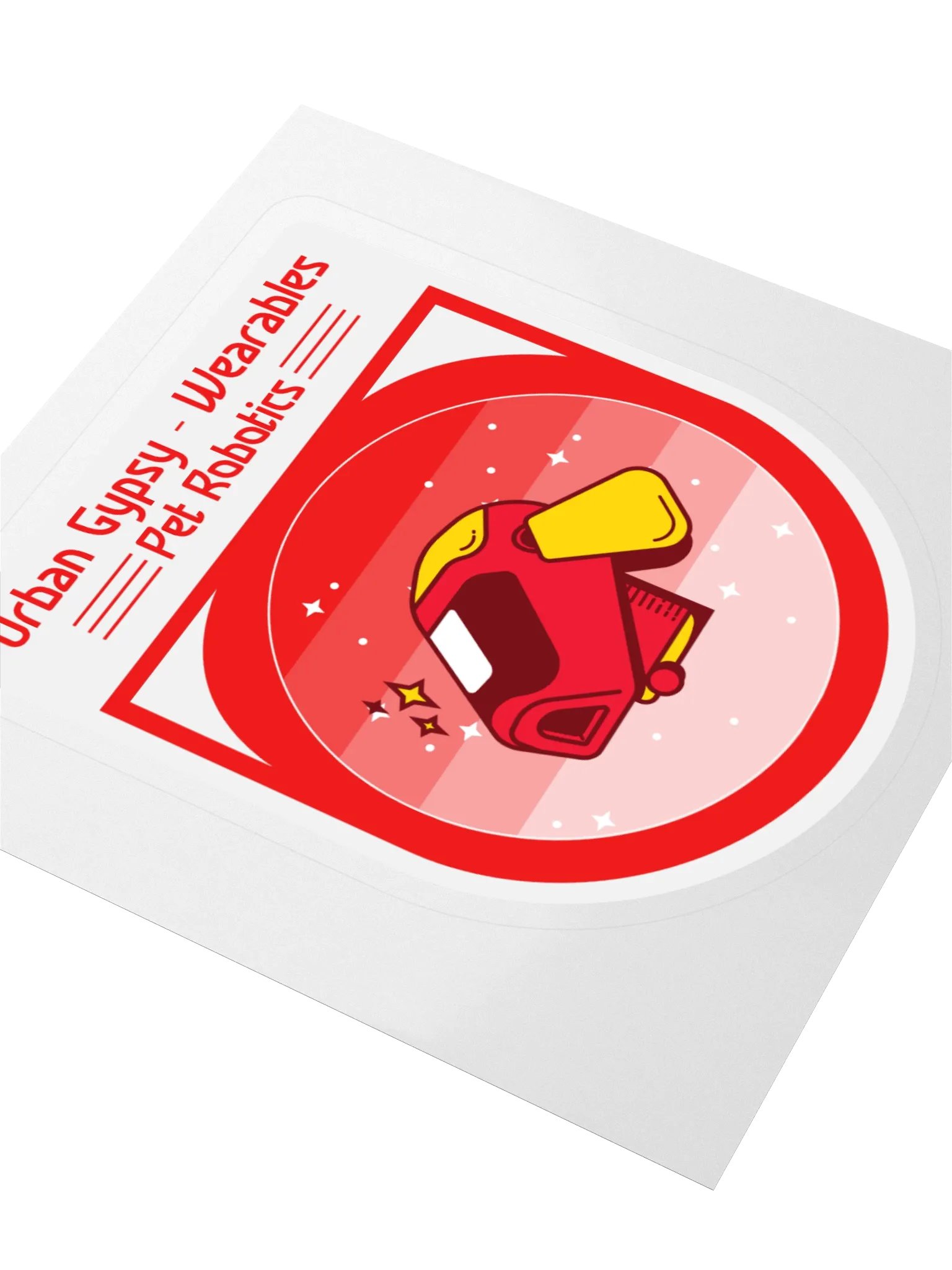 Pet Robot Kiss Cut Sticker product image (3)