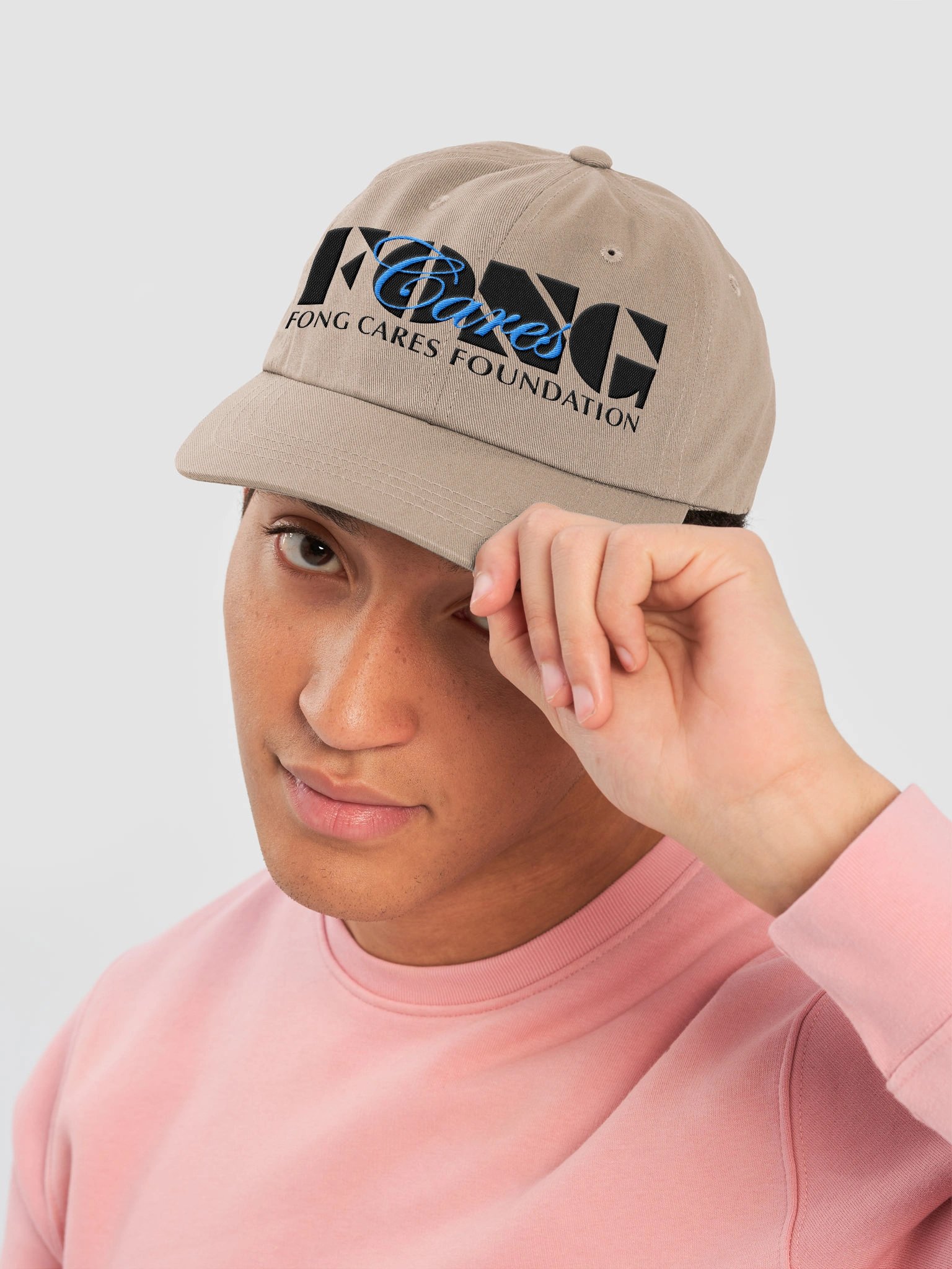 FCF Script Dad Hat with prevention awareness product image (5)