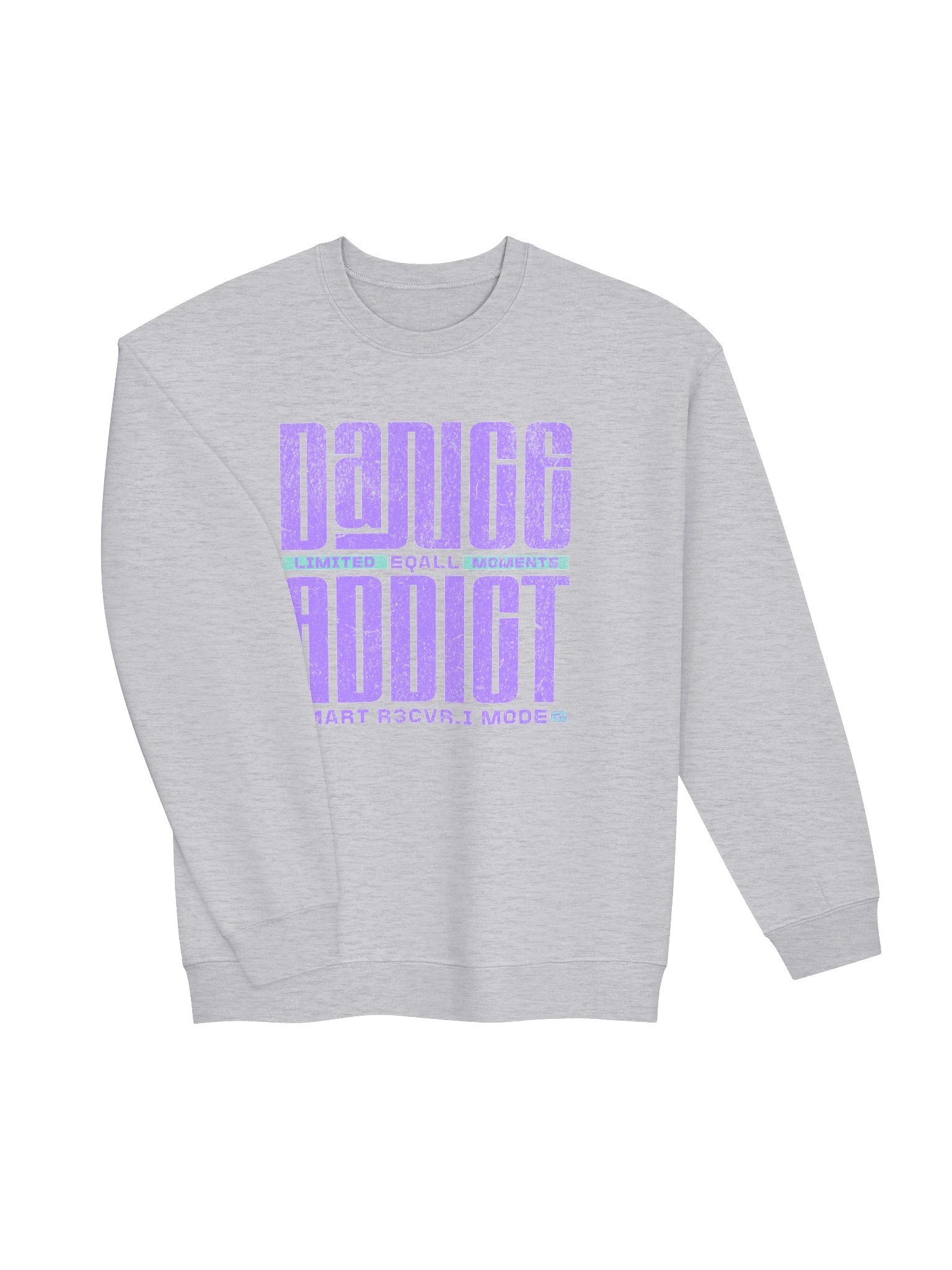 Limited DANCE Addict Moments Crewneck Sweatshirt_R3CVR.i mode by EQALL® Essentials_Purple product image (3)