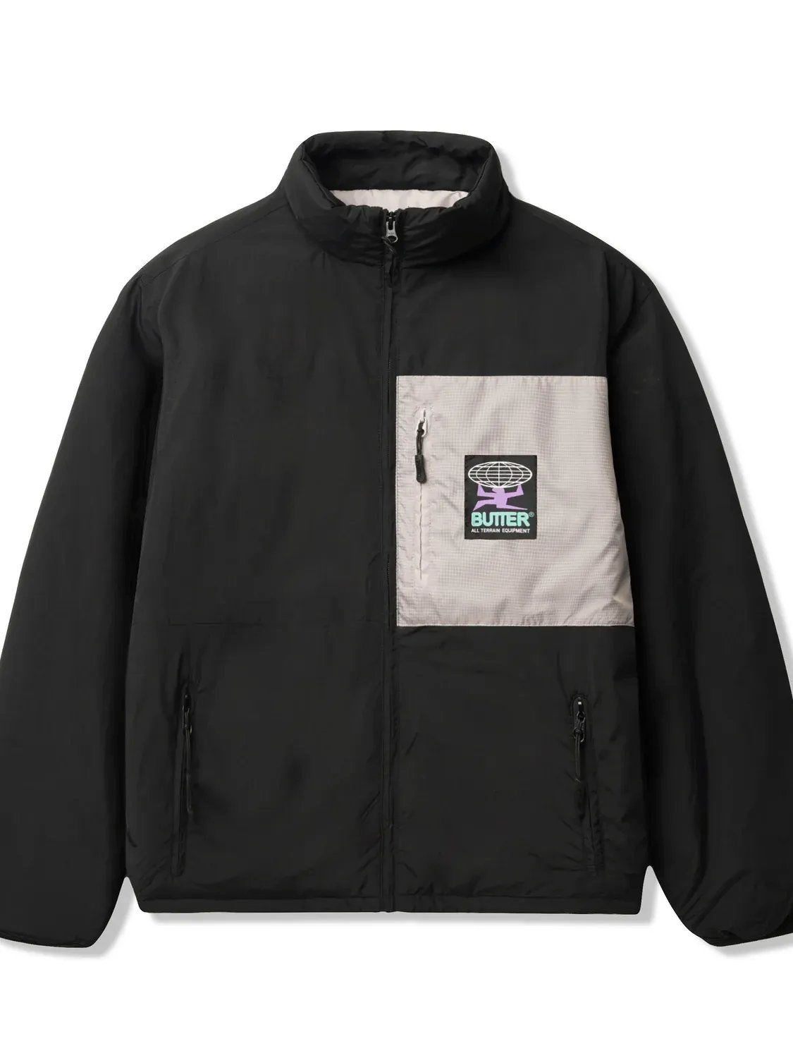 Black Terrain Puffer Jacket product image (1)