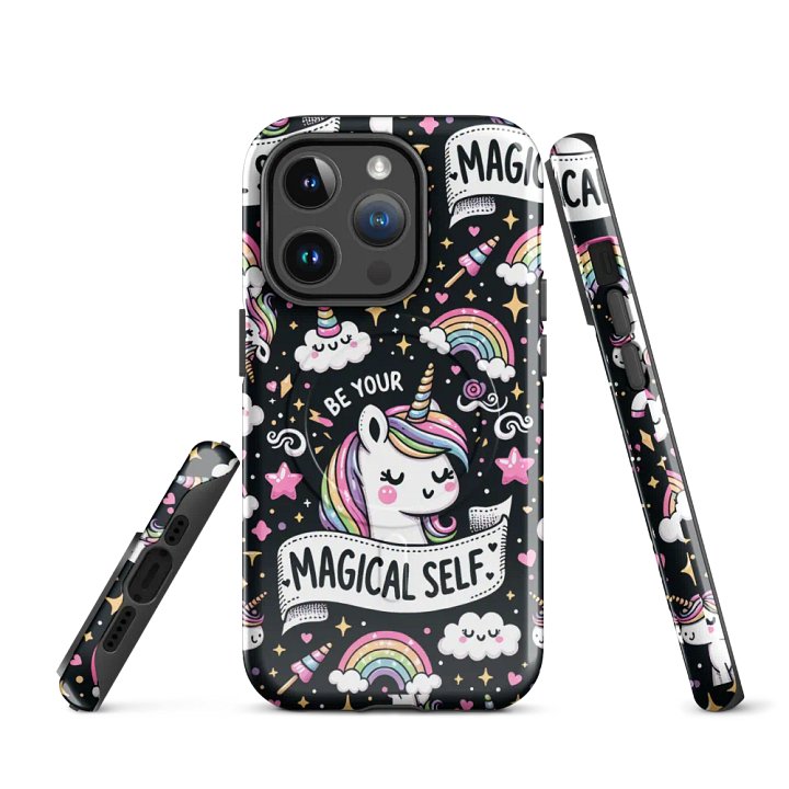 Whimsical Unicorn Magic MagSafe® Tough Case product image (3)