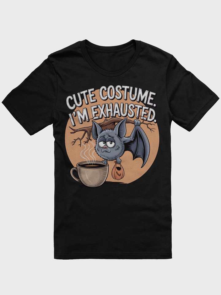 Exhausted Bat Coffee Break T-Shirt product image (1)