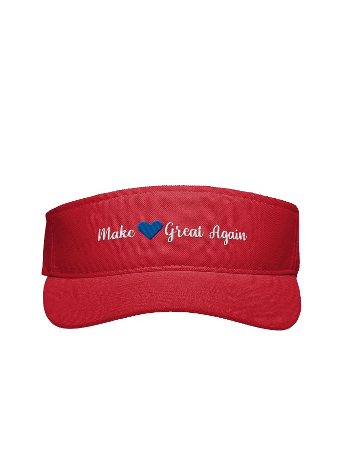 MEGA Flexfit: Moisture-Wicking Visor RED product image (1)