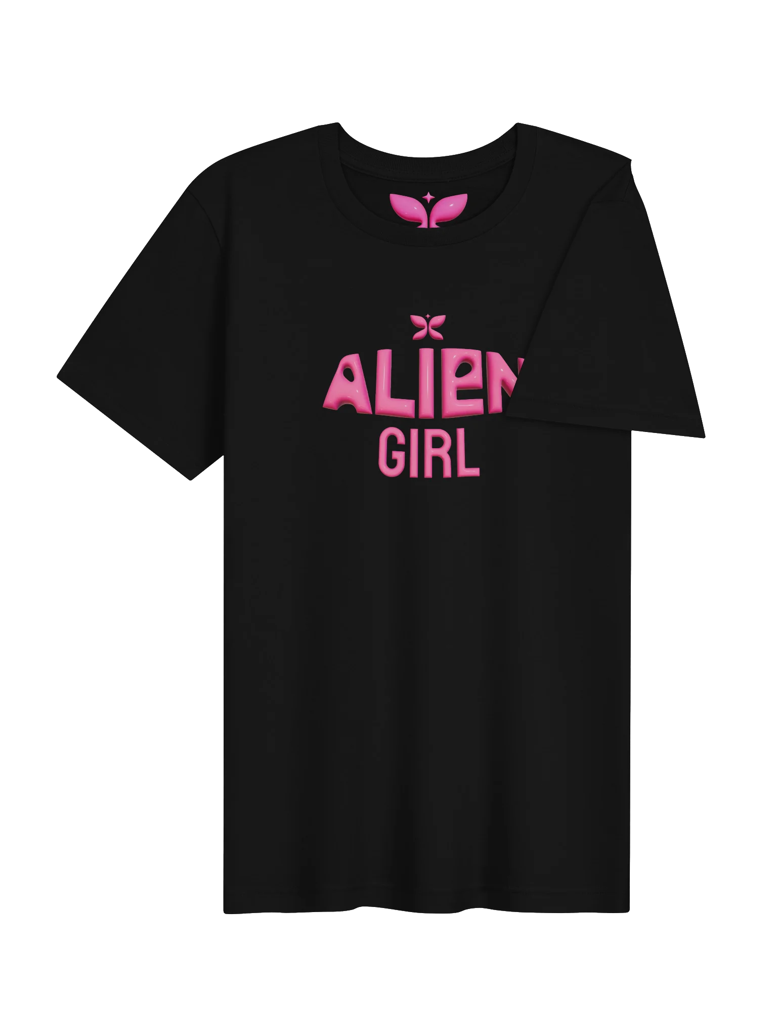 Alien Girl Pink 3D Graphic Tee product image (4)