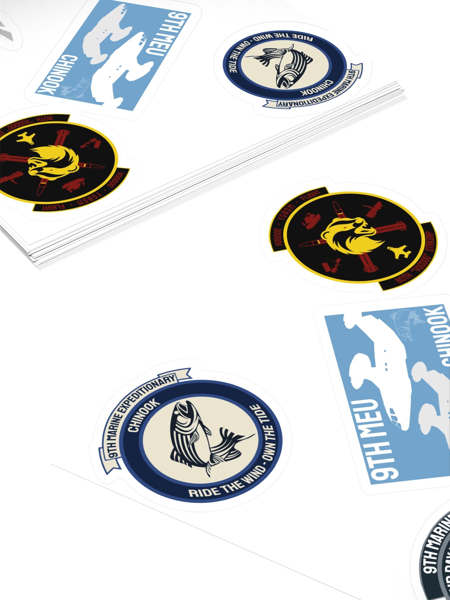Atom Task Force 9th Marine Expeditionary Sticker Sheet! product image (4)