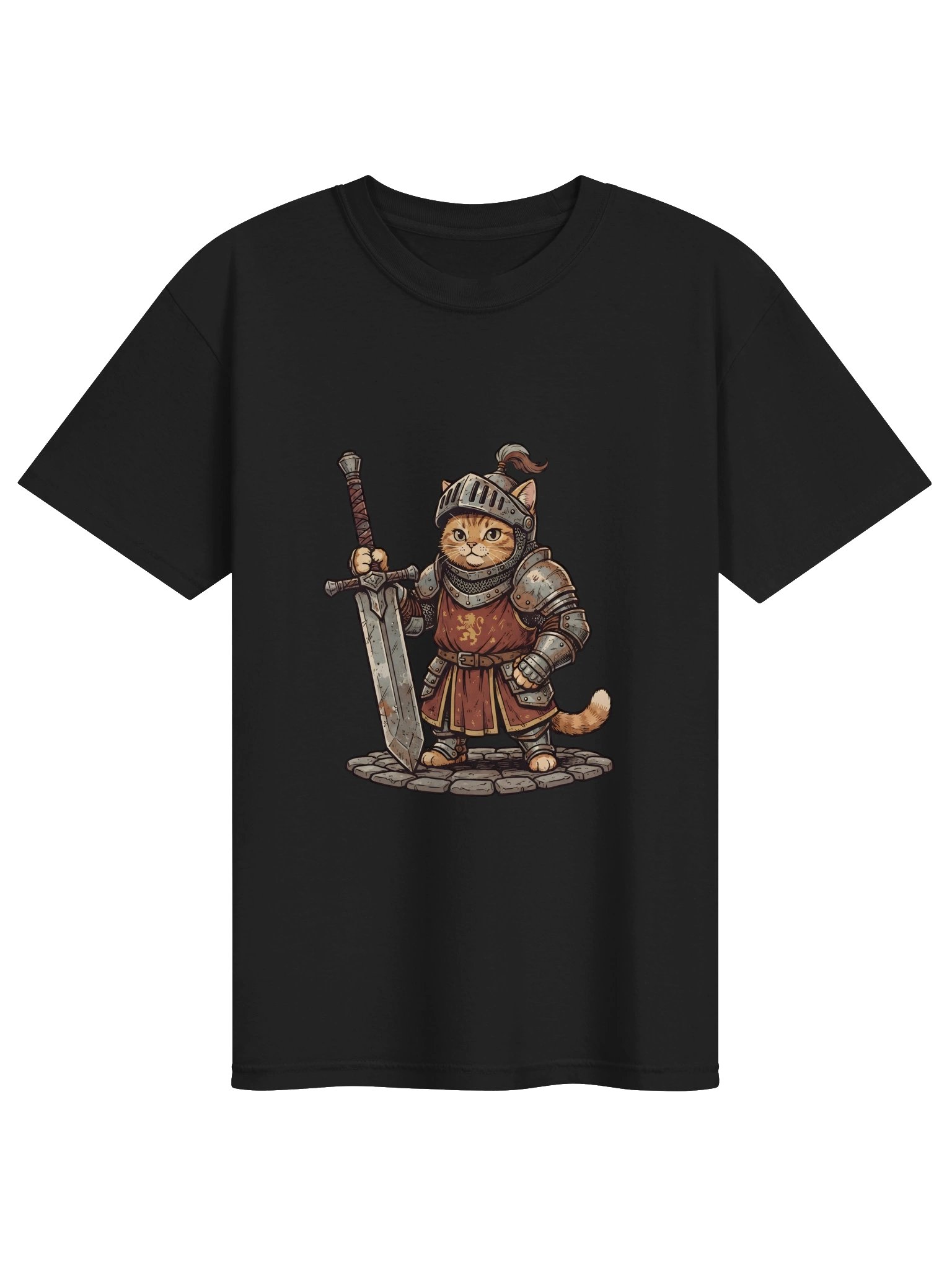 Tiny Knight Cat Tee product image (1)