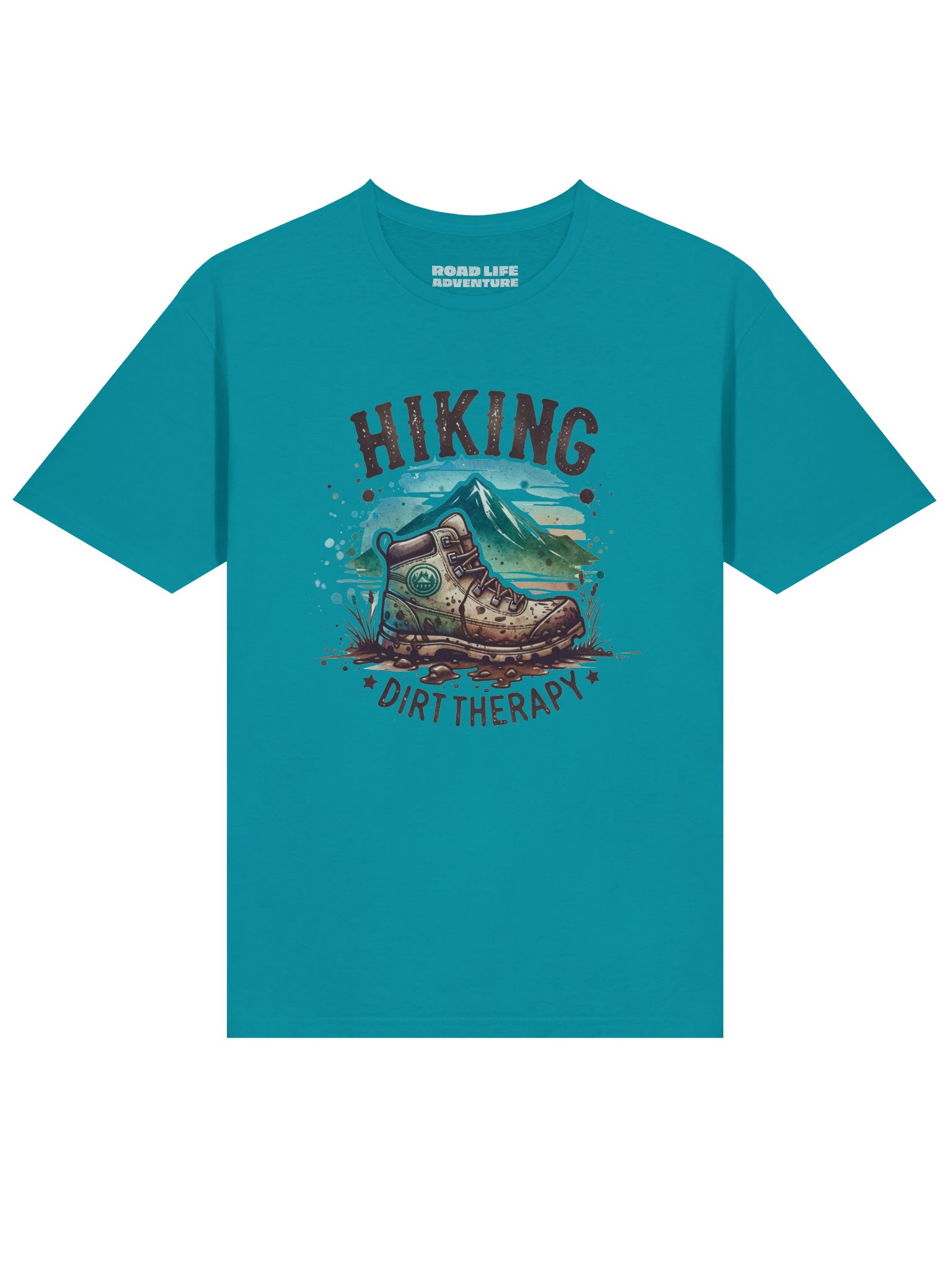 Hiking Dirt Therapy: Unisex T-Shirt product image (3)