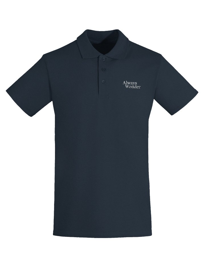 AlwaysWonder | 'A Digital Heartbeat' Navy Polo Shirt product image (1)