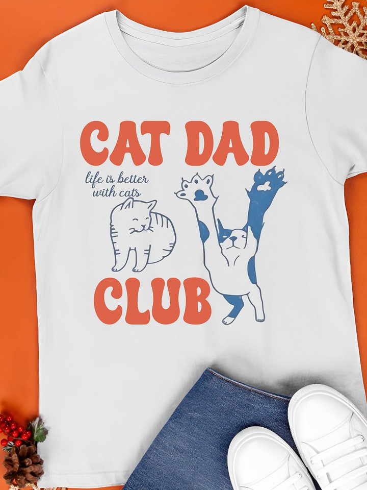 Funny Cat Dad Club Shirt product image (1)