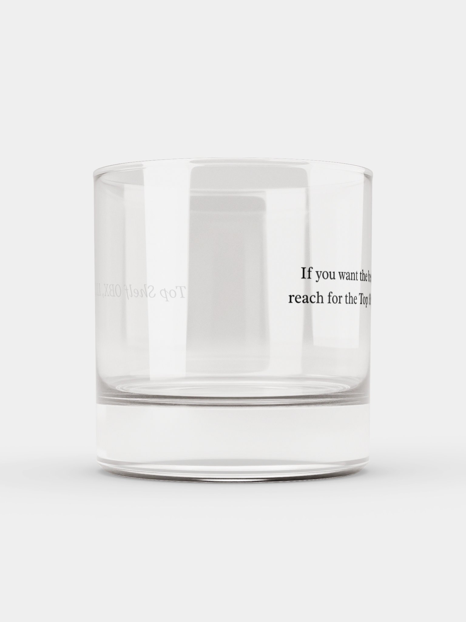Top Shelf Rocks Glass product image (5)