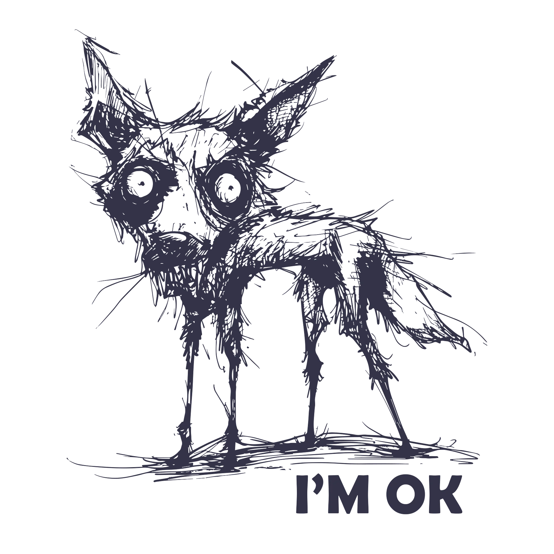 I'M OK - Oversized Hoodie product image (2)
