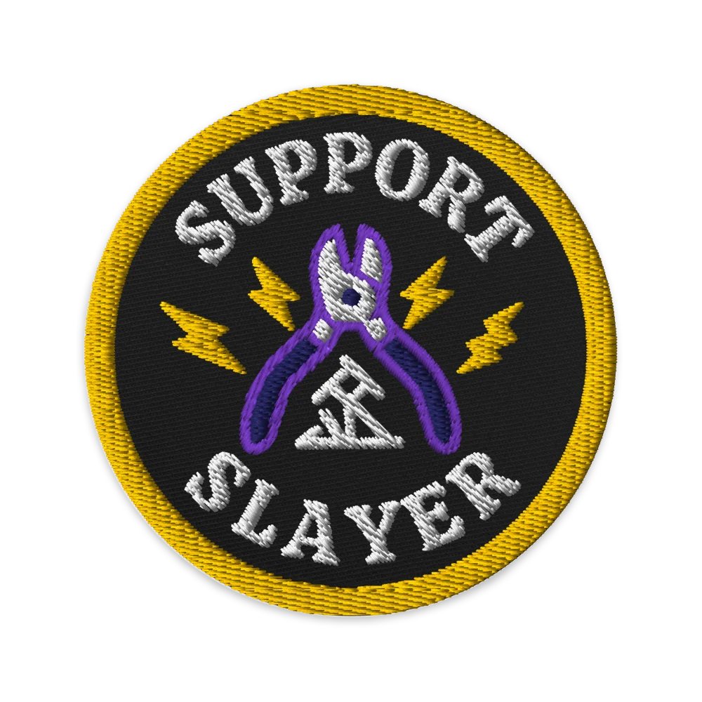 Support Slayer Embroidered Patch for 3D Printers product image (1)