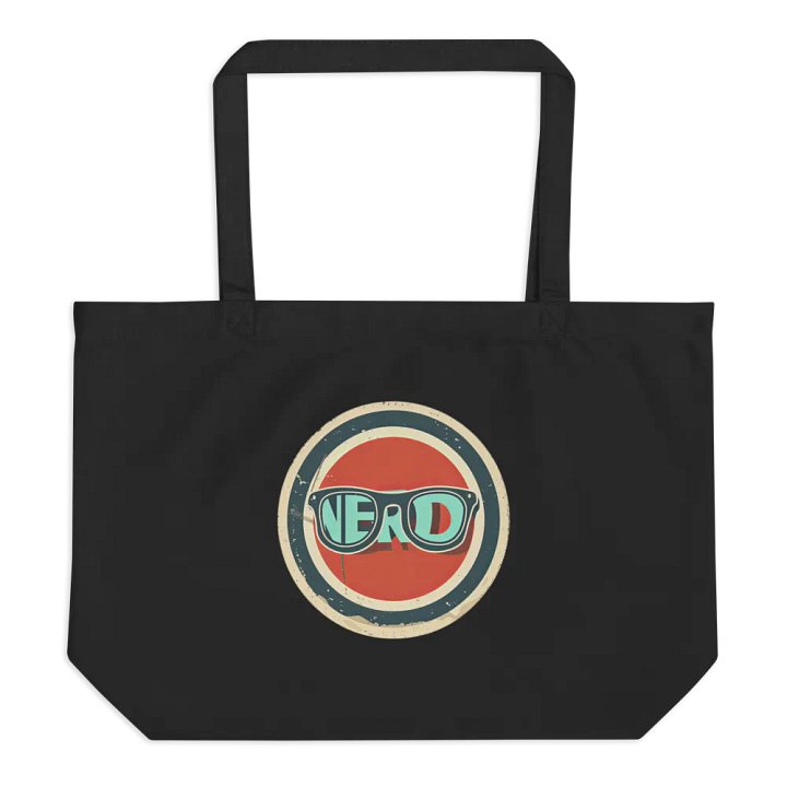 Vintage Nerd Tote Bag product image (1)
