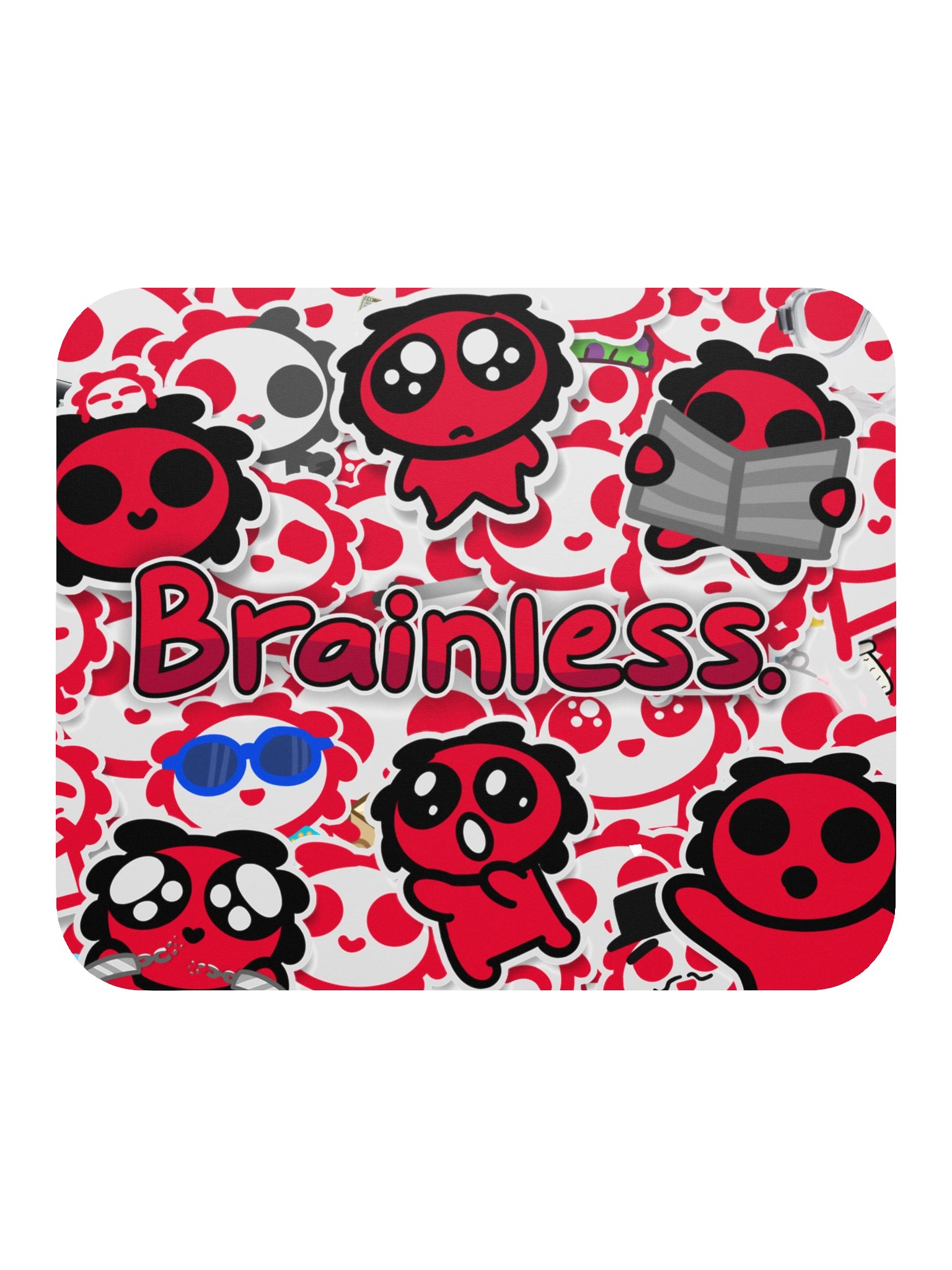 Brainless. Stickerbomb Mouse Pad product image (1)