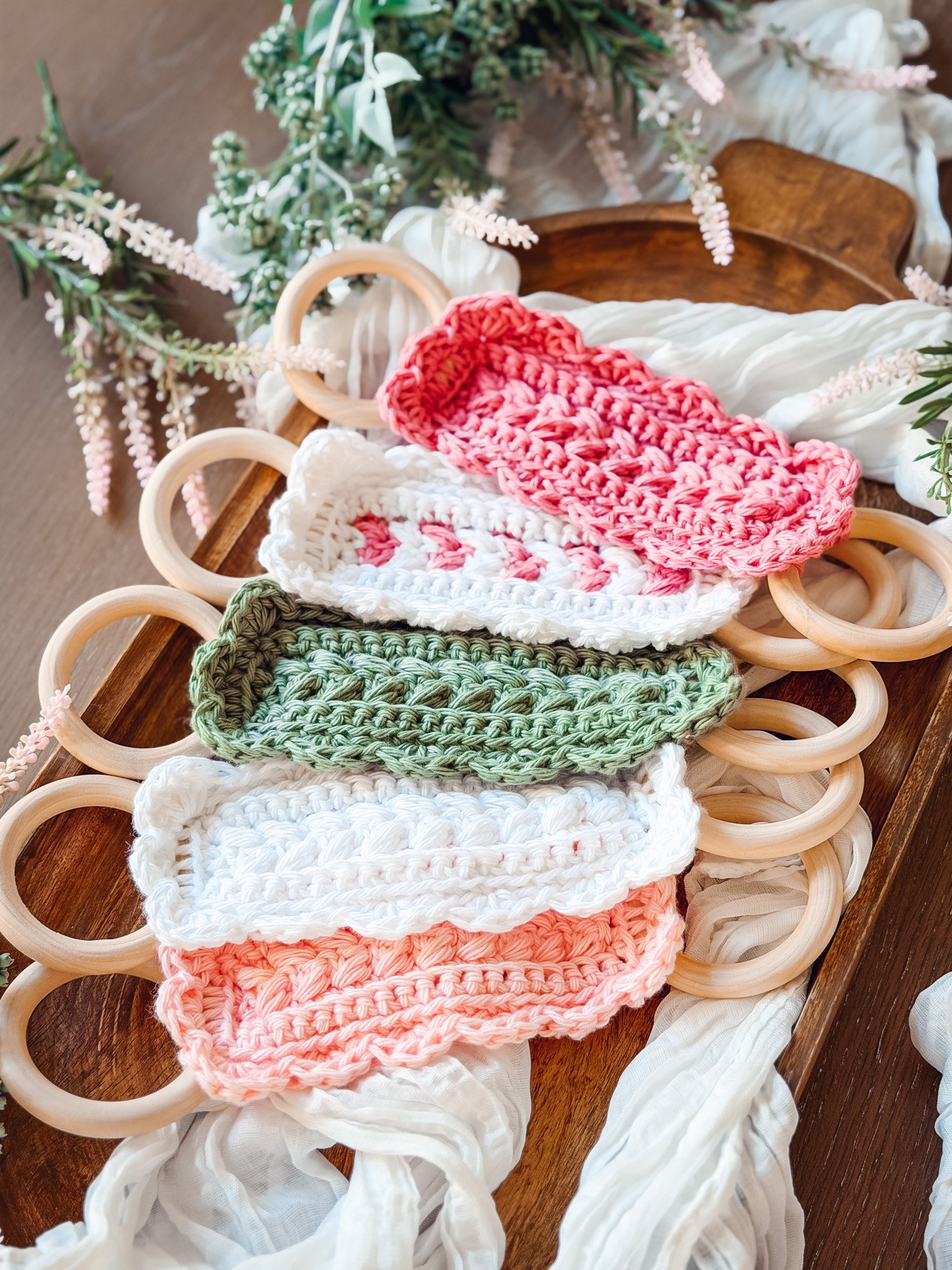 Wheat Stitch™ Scalloped Home Collection 4 Pattern Quick Crochet Set product image (8)