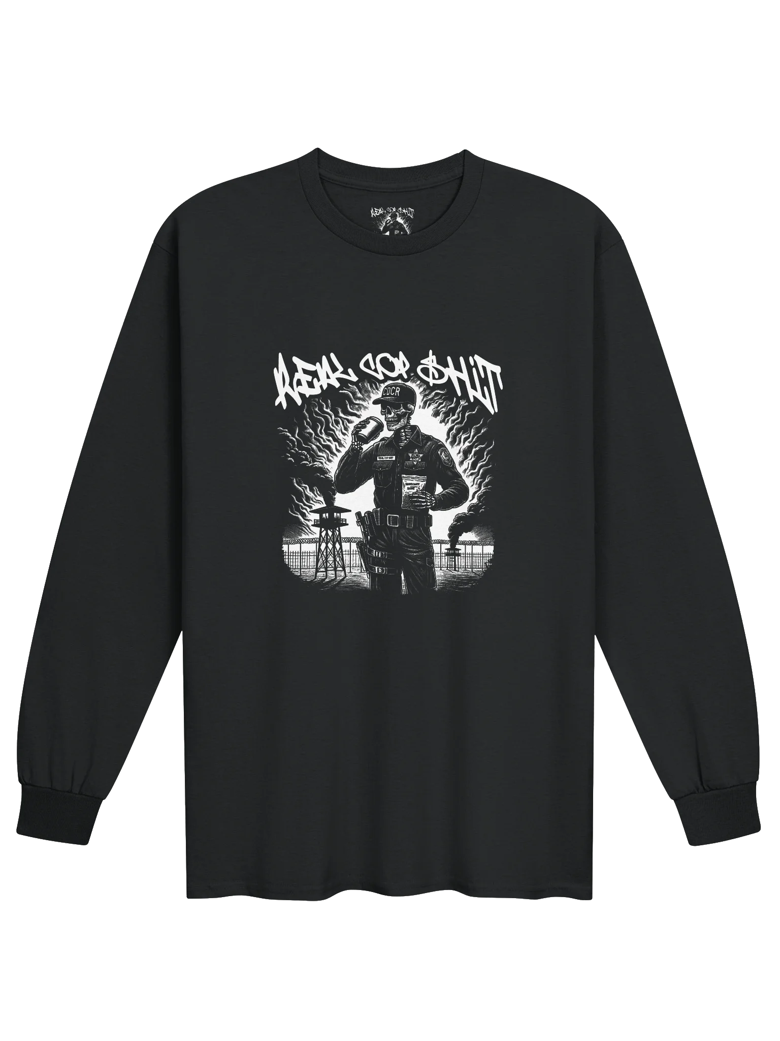 REAL COP SHIT LONG SLEEVE TEE product image (1)