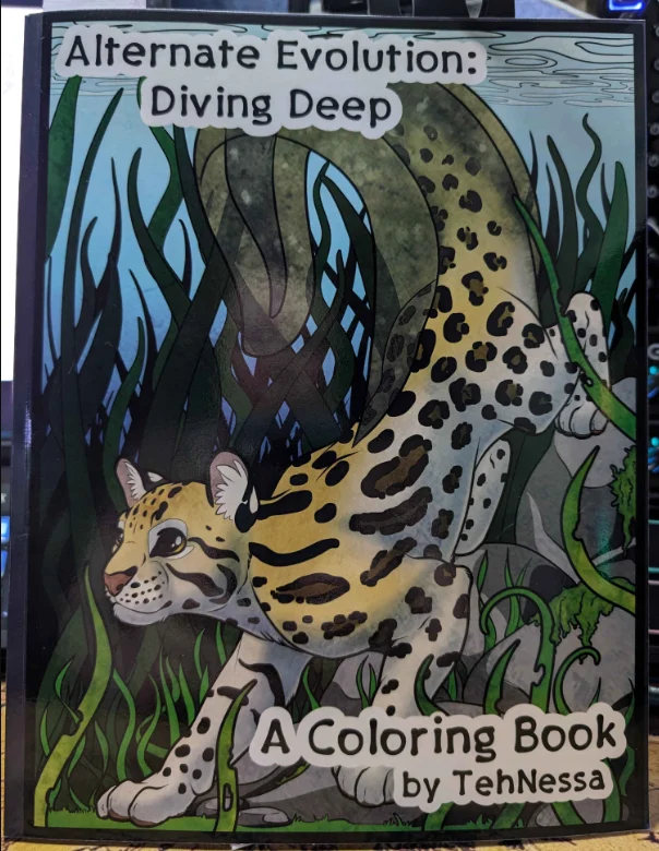 Diving Deep: An Embellished Coloring Book - set 1 product image (1)